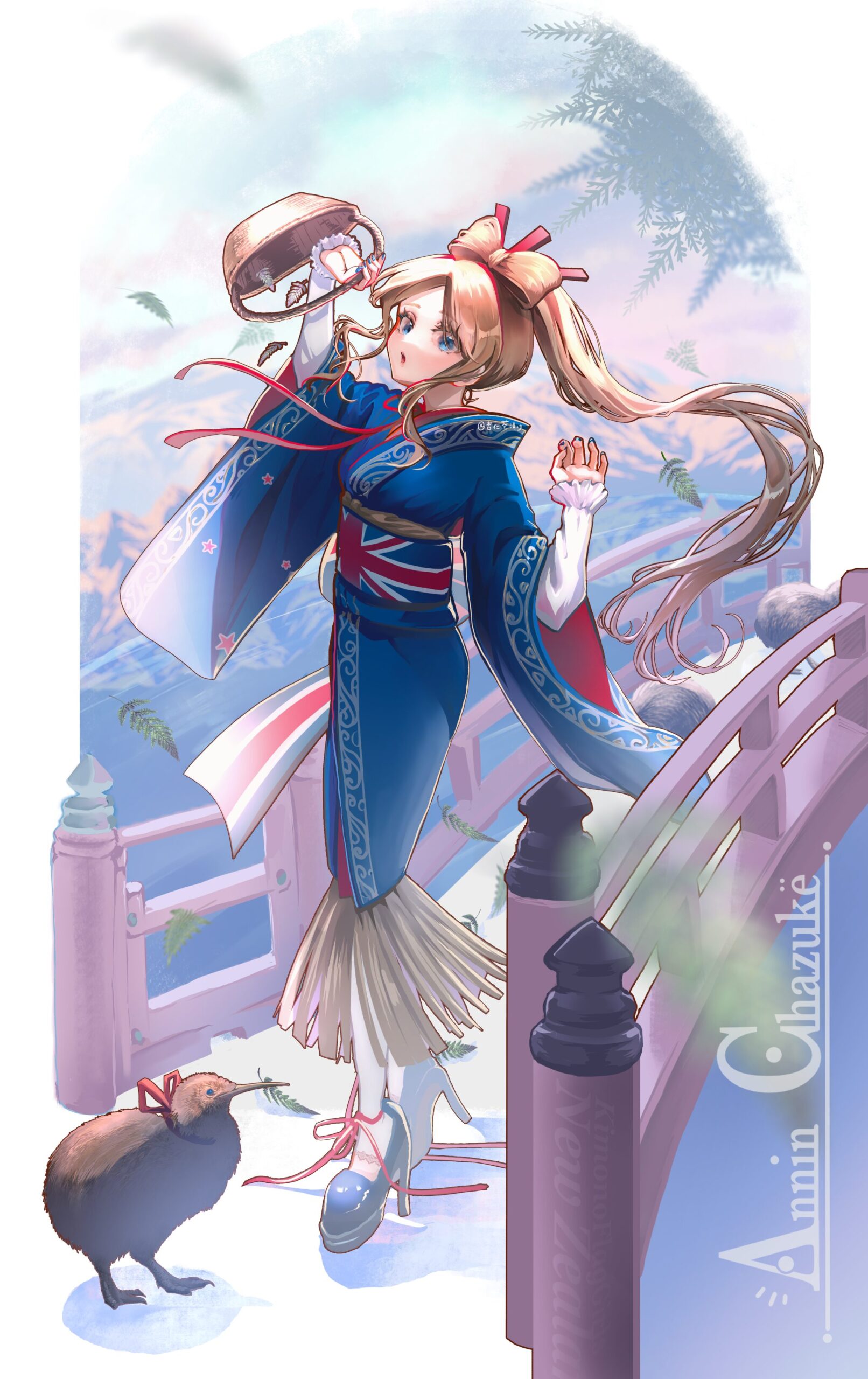 015 New Zealand Kimono Girl – NewZealand-chan